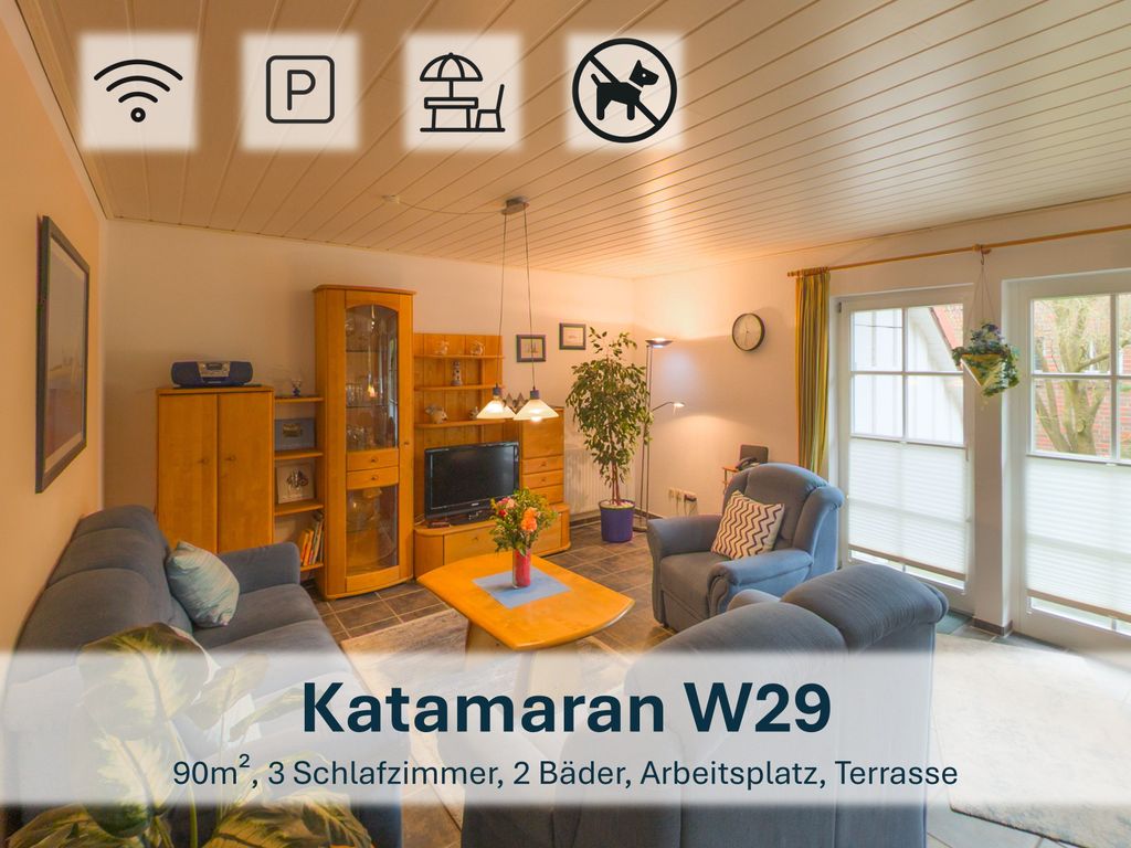 Herzlich Willkommen im Katamaran W29!