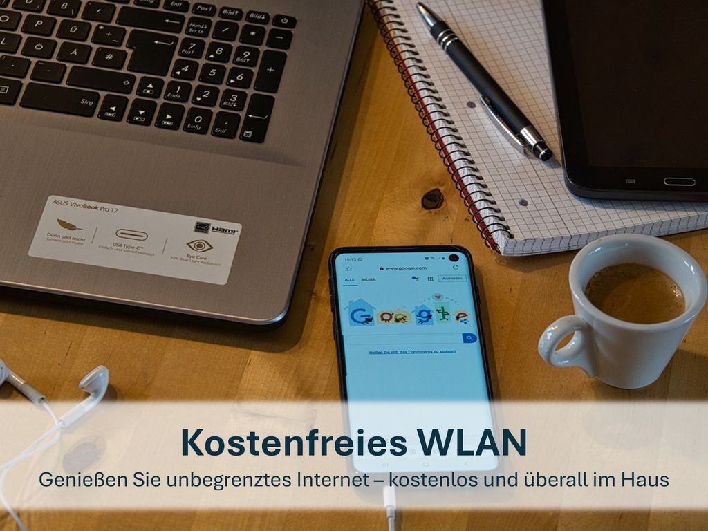 Genießen Sie kostenfreies WLAN in der gesamten Unterkunft!