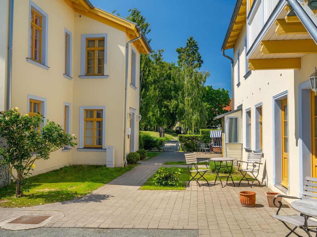 Villa Albus Außenansicht / Gemeinschaftsterrasse