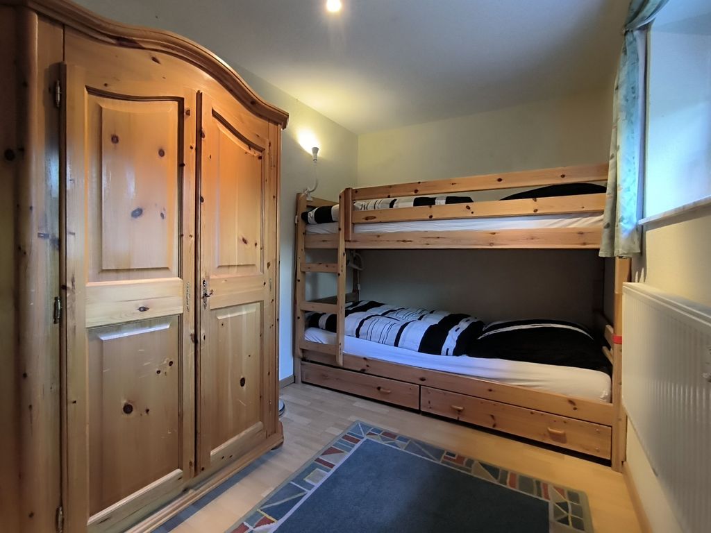 Schlafzimmer im EG mit Etagenbett