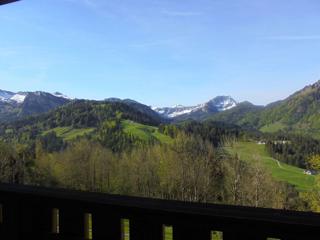 Blick vom Balkon