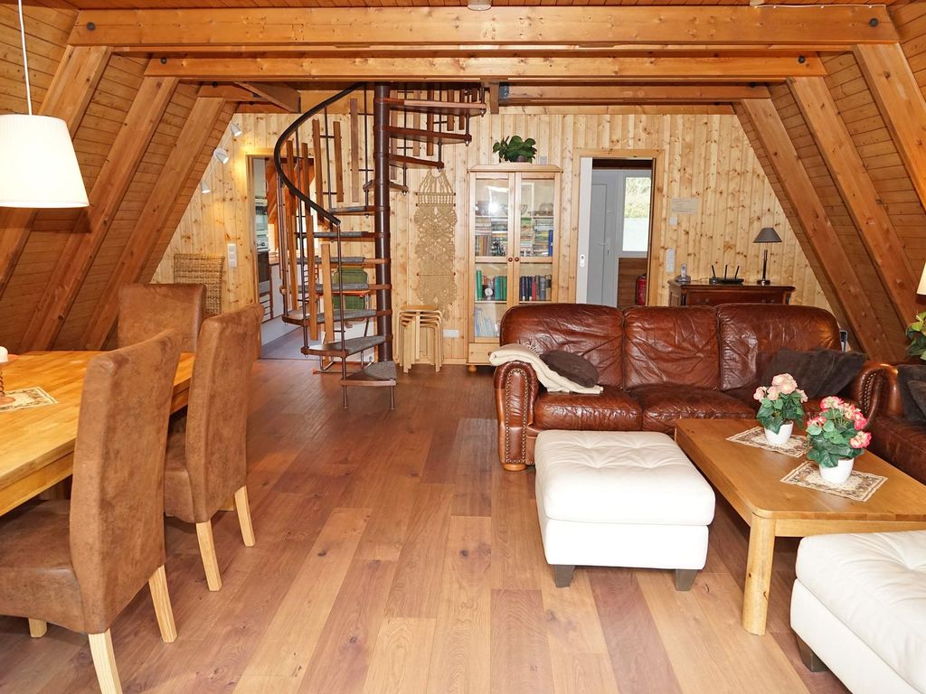 Treppe zur oberen Etage