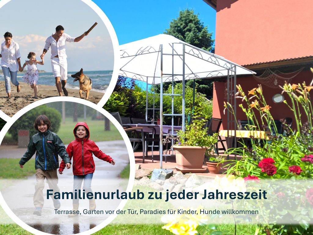 Familienurlaub zu jeder Jahreszeit, Paradies für Kinder, Hunde willkommen