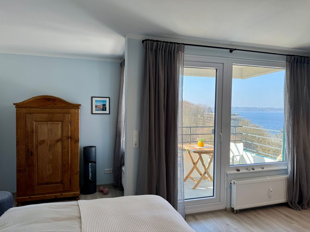 Ausblick Balkon auf die Flensburger Förde