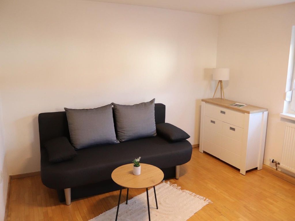 Schlafcouch im Wohnzimmer