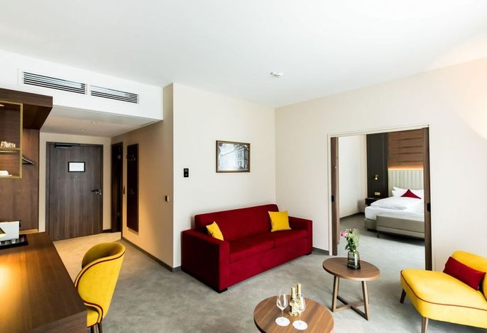 Suite deluxe, Dusche und Bad, WC