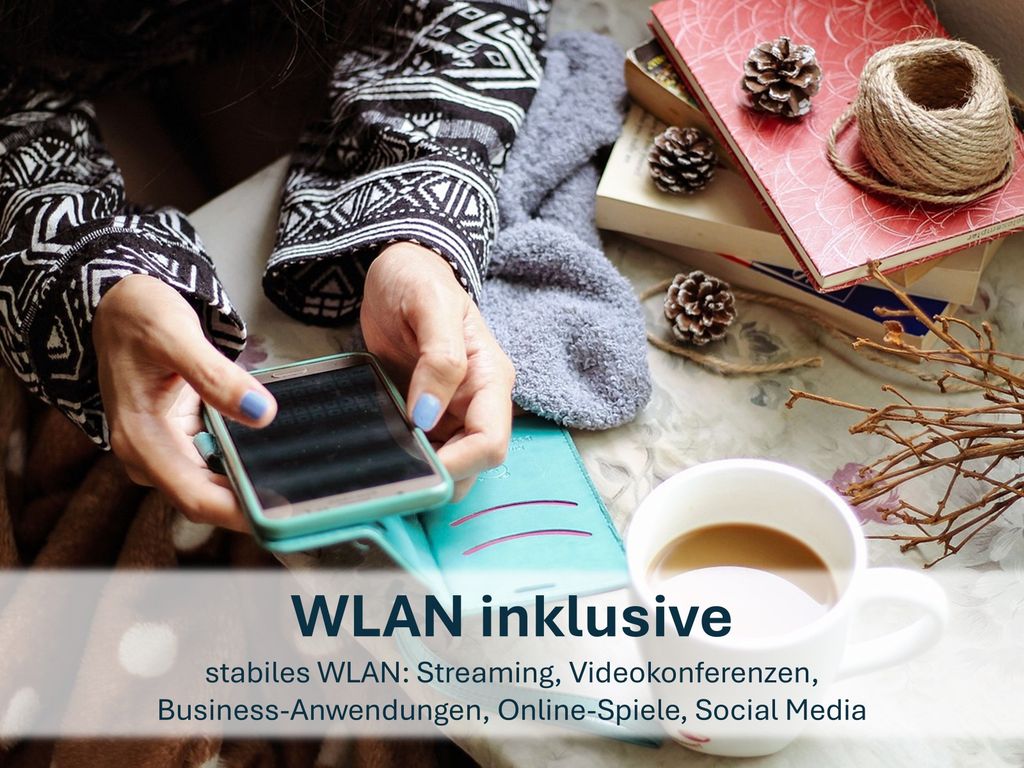 Kostenfreies WLAN in der gesamten Unterkunft!