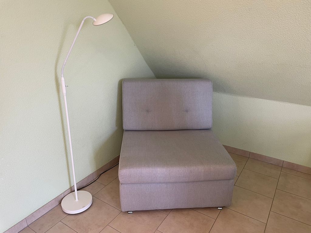 Aufbettung für 1 Person auf Schlafcouch