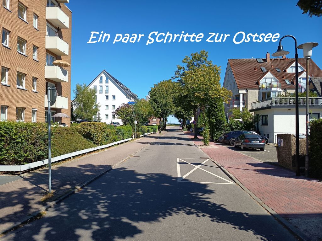 Ein paar Schritte zur Ostsee...