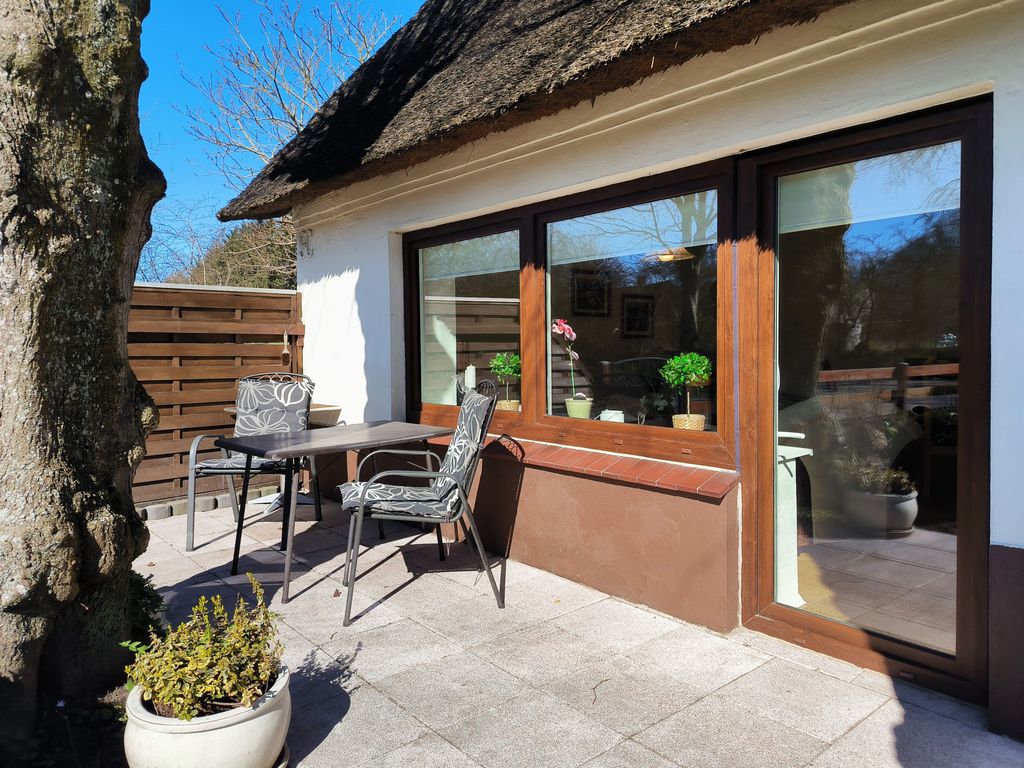 Terrasse der Ferienwohnung