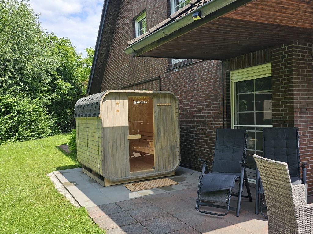 Die Fassauna im Garten steht für Entspannung pur