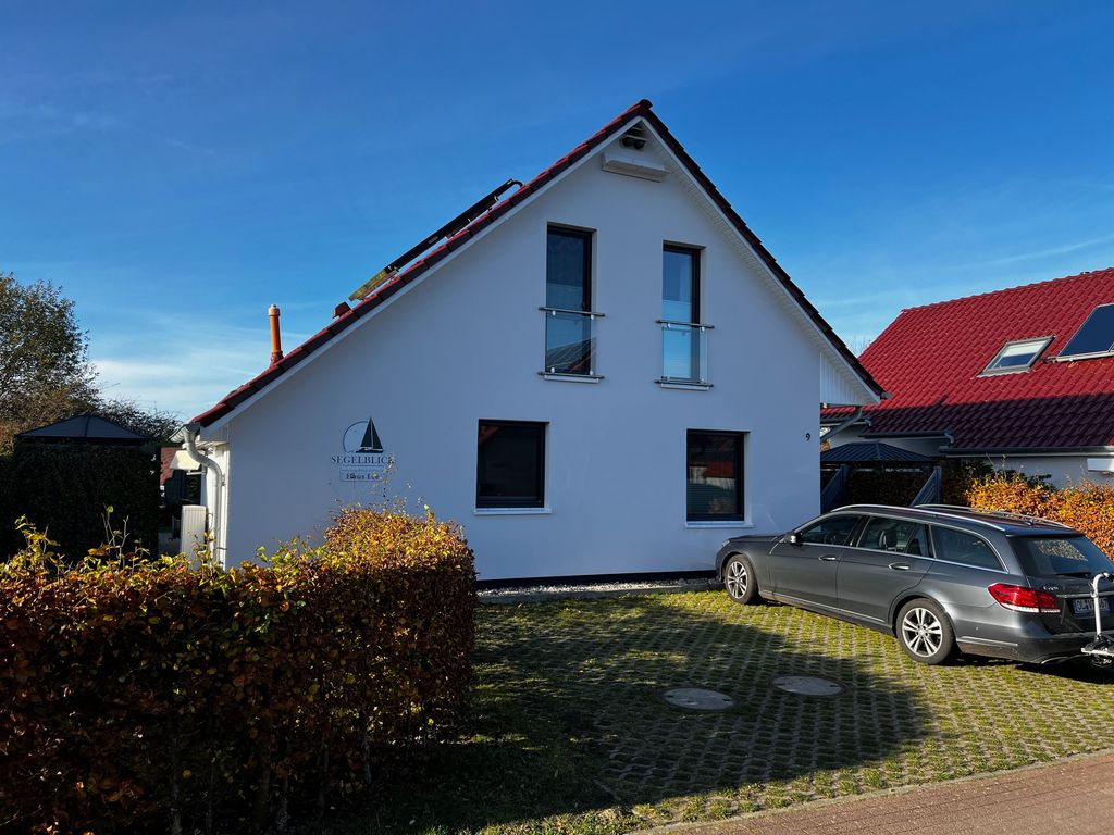 Außenansicht Ferienhaus Segelblick Lee Holnis
