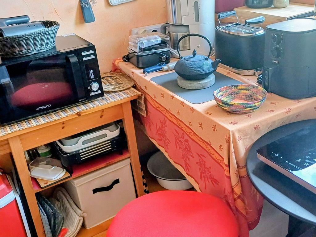 Kochnische im Wohnzimmer