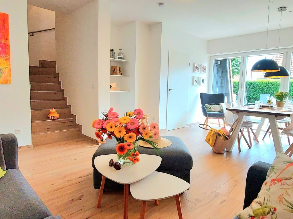 Ferienhaus Harlestern Wohnzimmer