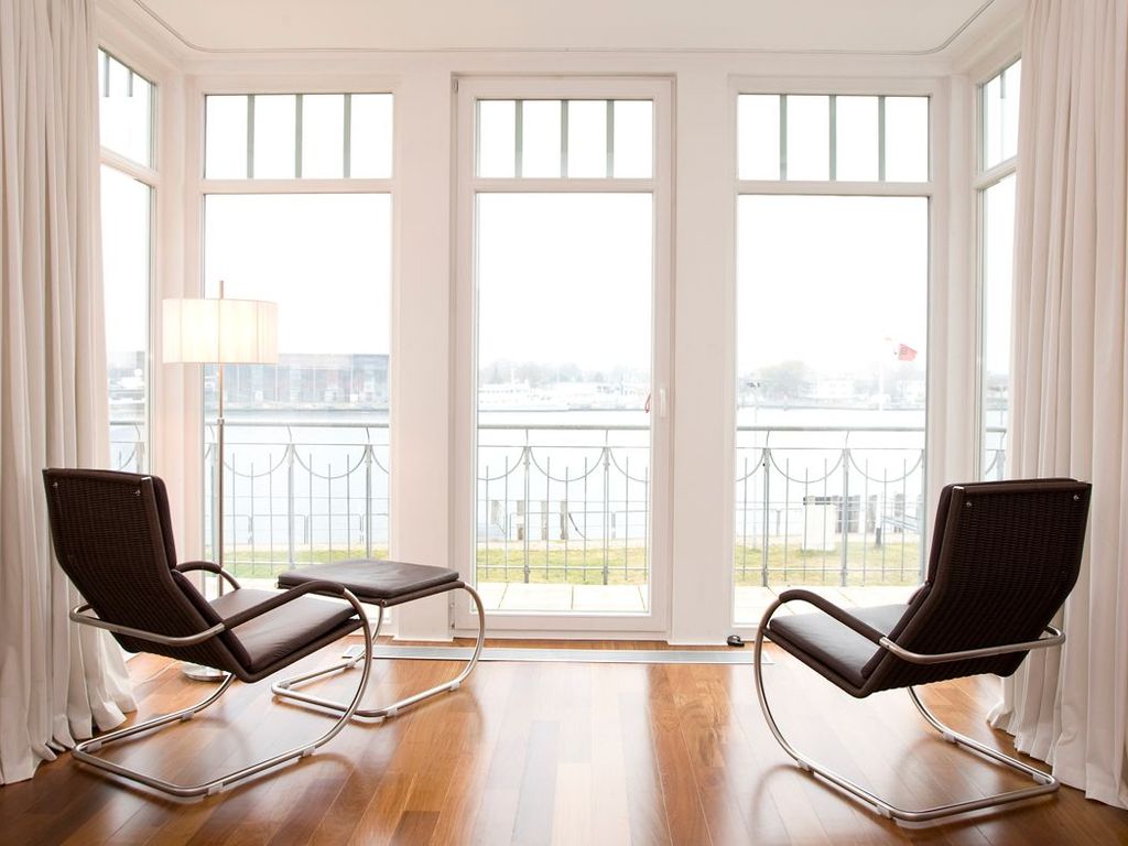 Blick aus dem Wohnzimmer