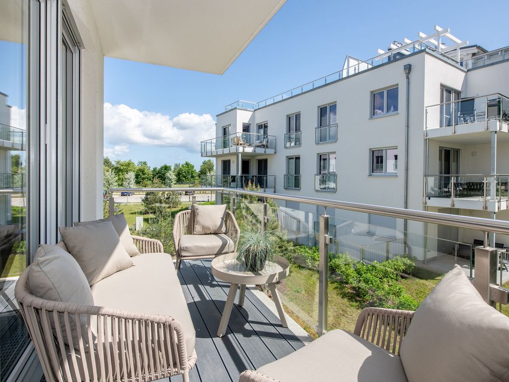Balkon mit Loungemöbeln