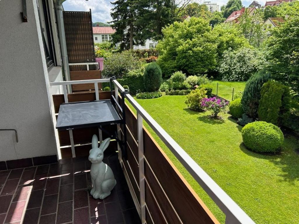 Ausblick vom Balkon