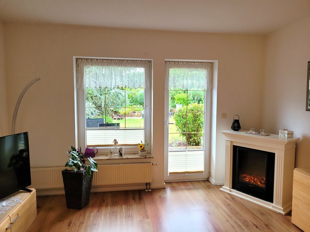 Zugang zur Terrasse vom Wohnzimmer aus
