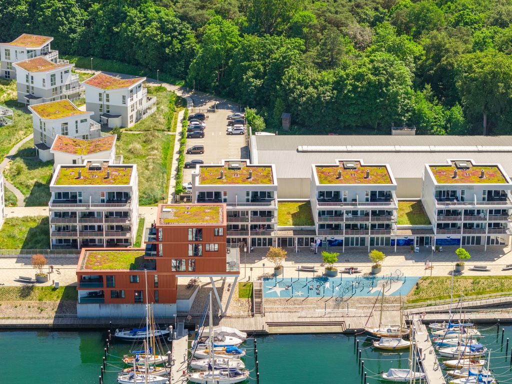 Moderne Ferienanlage in direkter Wasserlage am Passathafen auf dem Priwall.