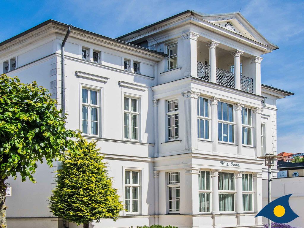 Villa Anna Bansin: Balkone der Villa in der Seestraße