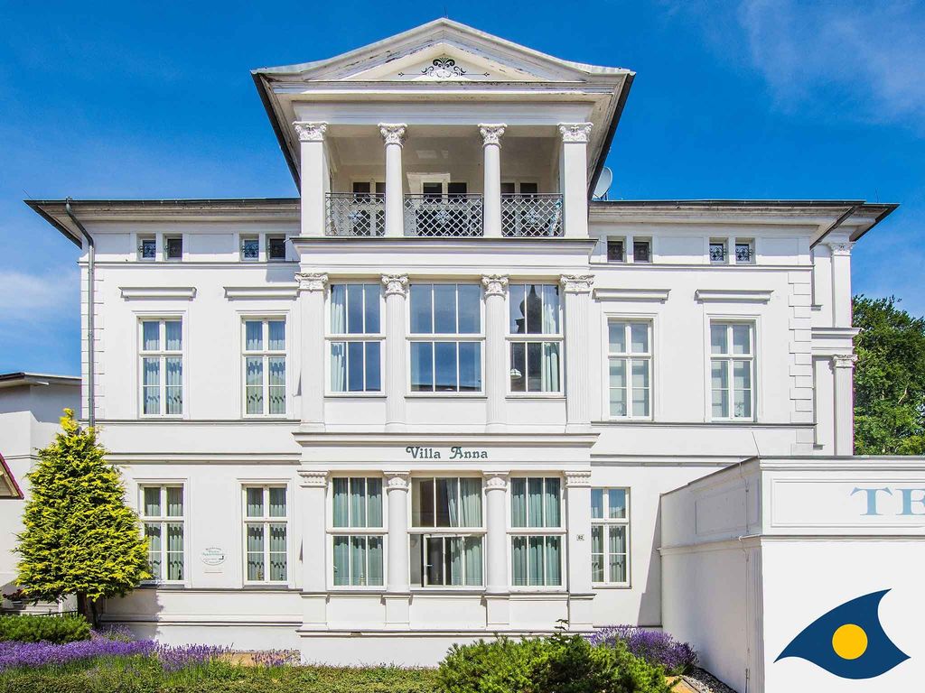 Villa Anna Bansin: Vorderansicht der denkmalgeschützten Villa