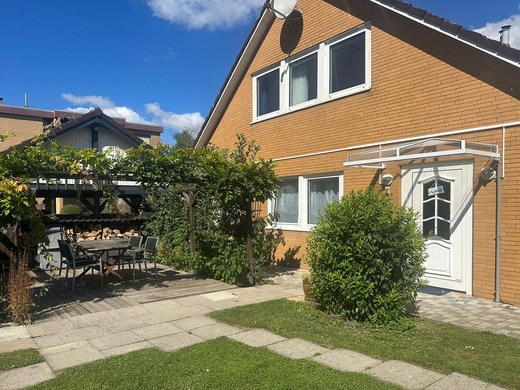 Eingang und Terrasse Ferienwohnung