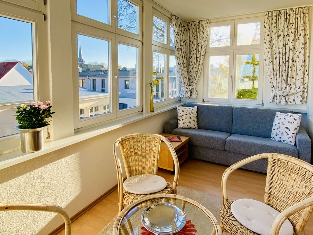 Villa Fortuna Ferienwohnung Veranda mit Seeblick