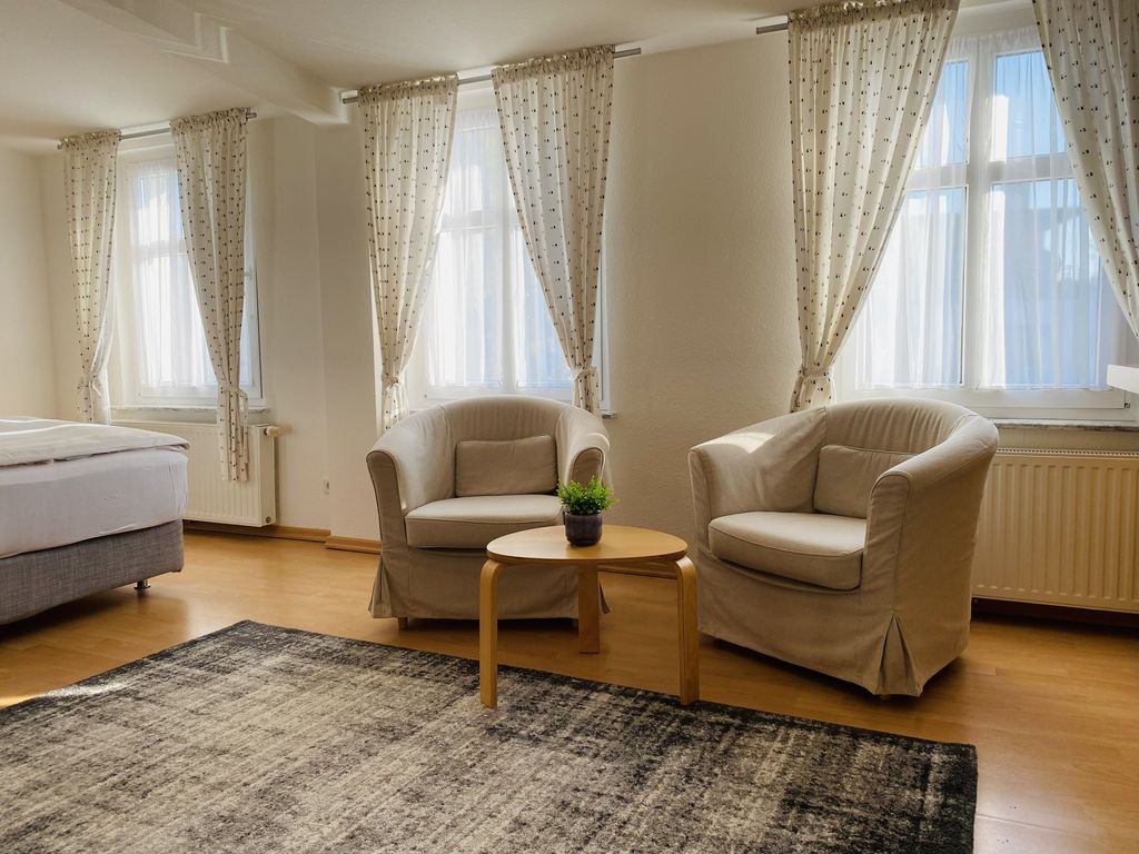 Sitzecke der Ferienwohnung Poel