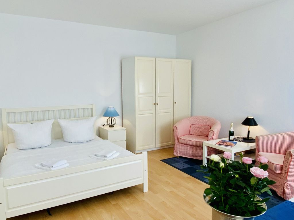 Wohn-und Schlafraum der Ferienwohnung Hiddensee