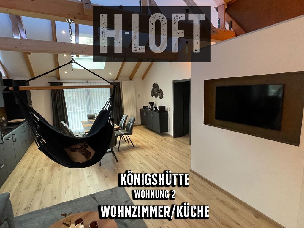 Wohnzimmer / Küche Königshütte