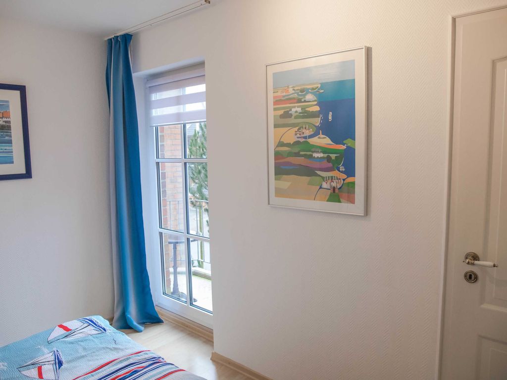Vom Schlafzimmer geht es direkt auf den Balkon
