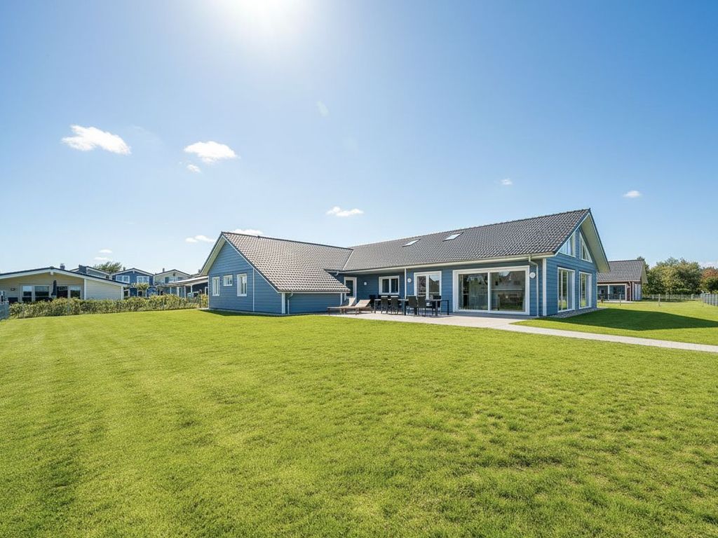 XXL-Holzhaus mit Sauna & großem Garten