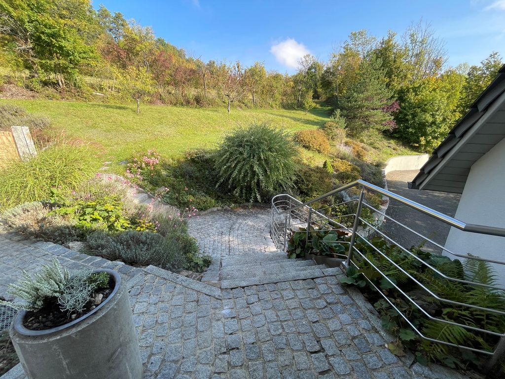 Treppe zum Garten