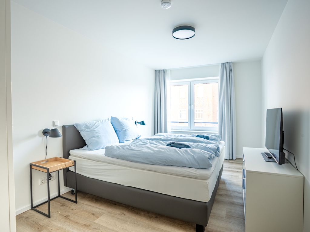 Schlafzimmer mit Doppelbett