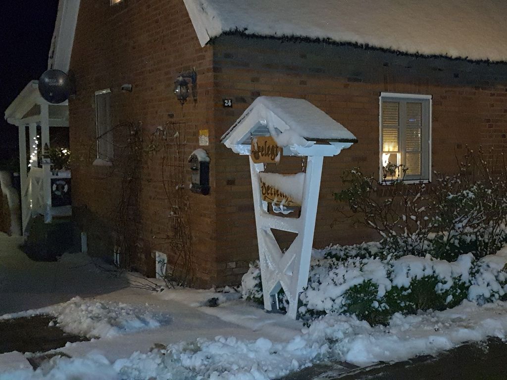Ferienhaus im Winter