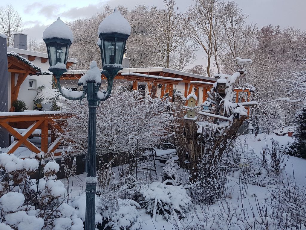 Garten im Winter