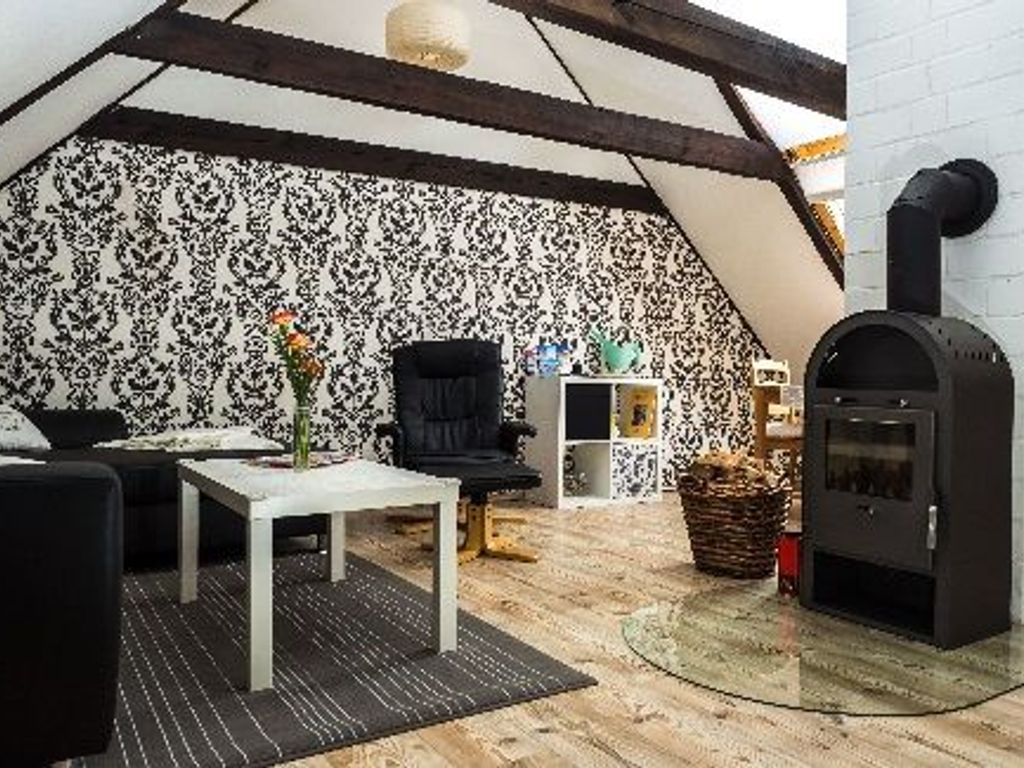 Wohnbereich zum Wohlfühlen mit Kamin