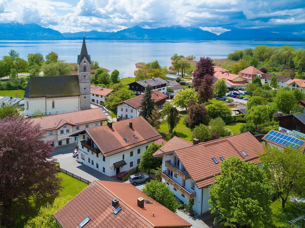 Hausansicht aus der Vogelperspektive