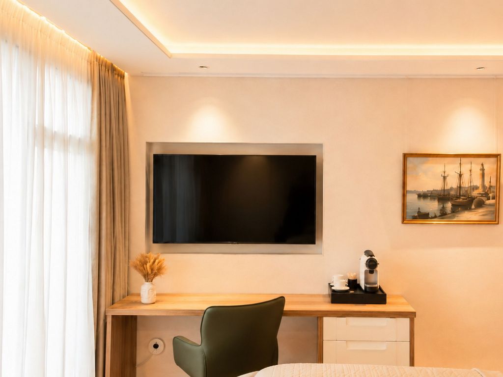 Nespresso-Kaffeemaschine im 1. Schlafzimmer