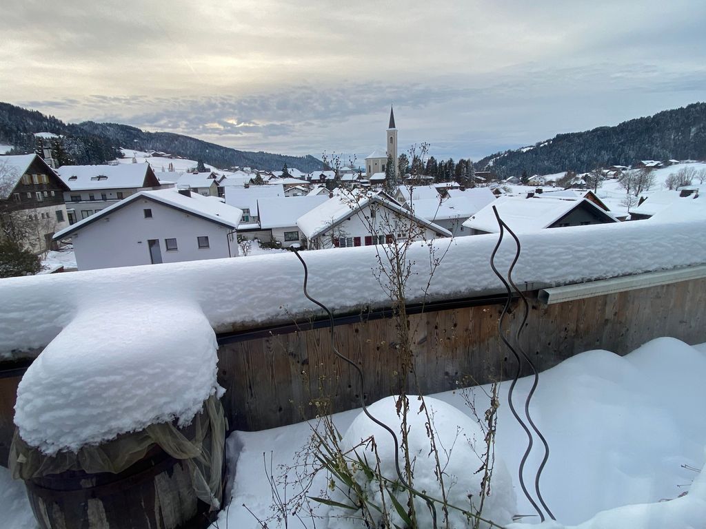 Balkon im Schnee!