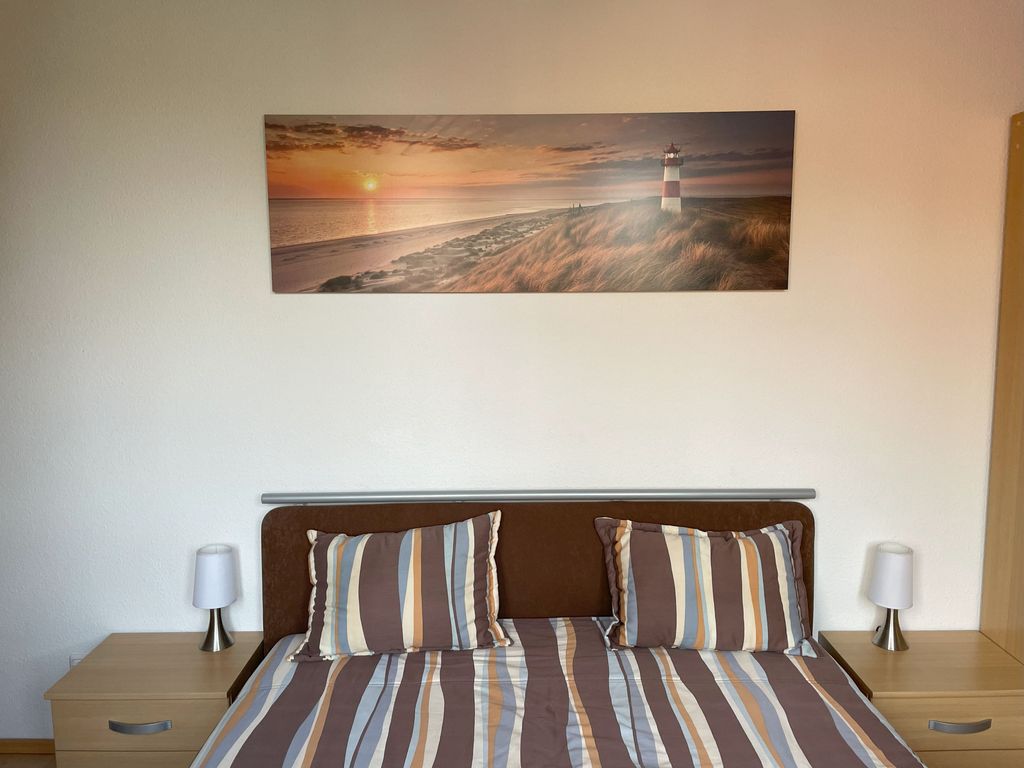 Schlafzimmer mit Doppelbett