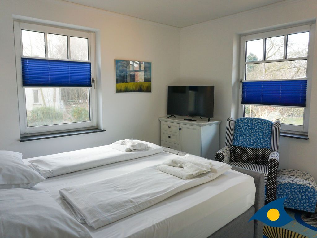 Schlafzimmer mit TV