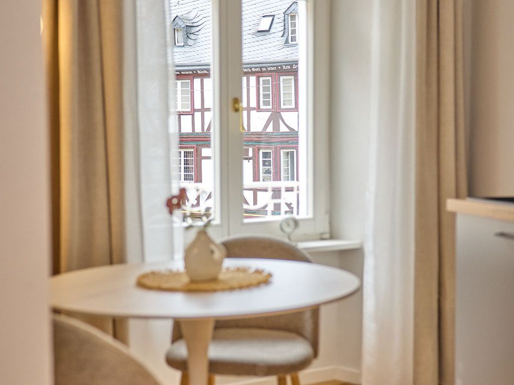 Sitzecke mit Blick in die Altstadt
