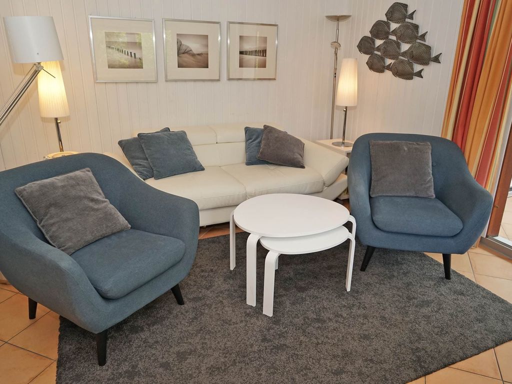 Wohnzimmer mit Glasfaser W-LAN