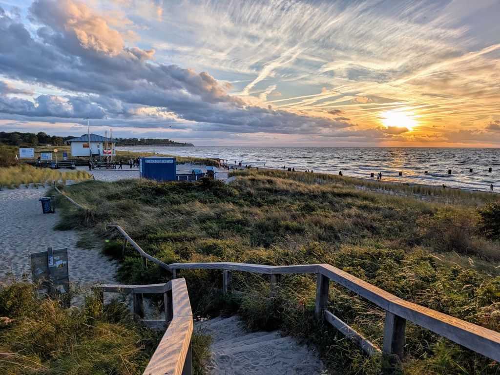 Sonnenuntergang am Strand