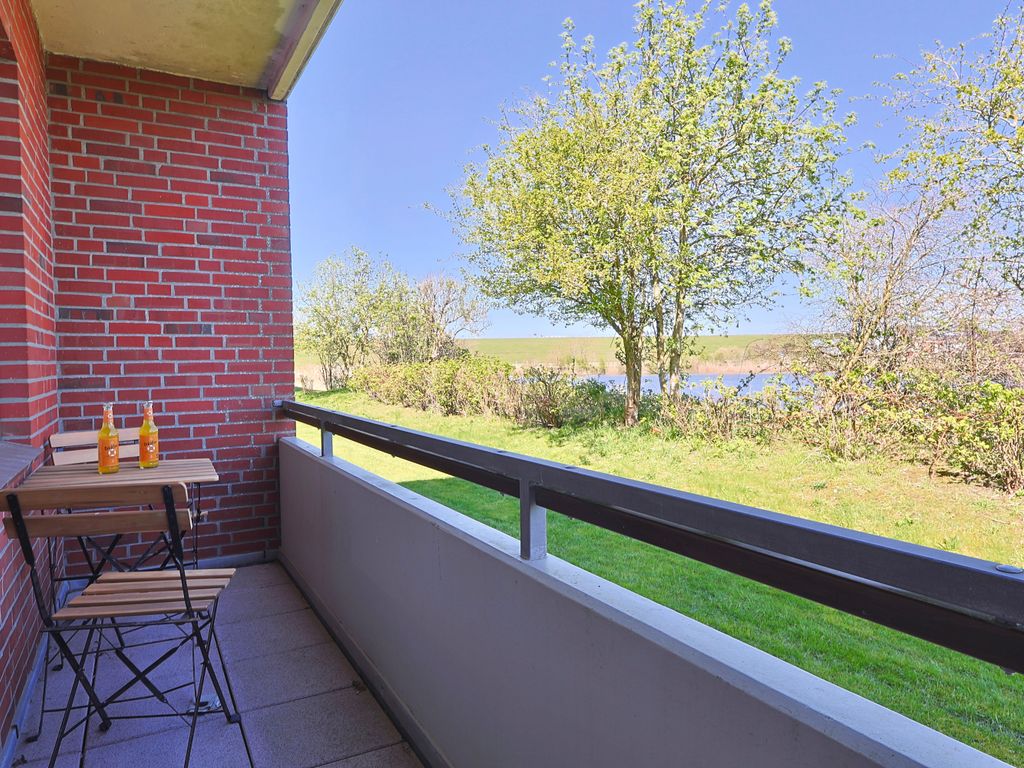 Balkon direkt am See
