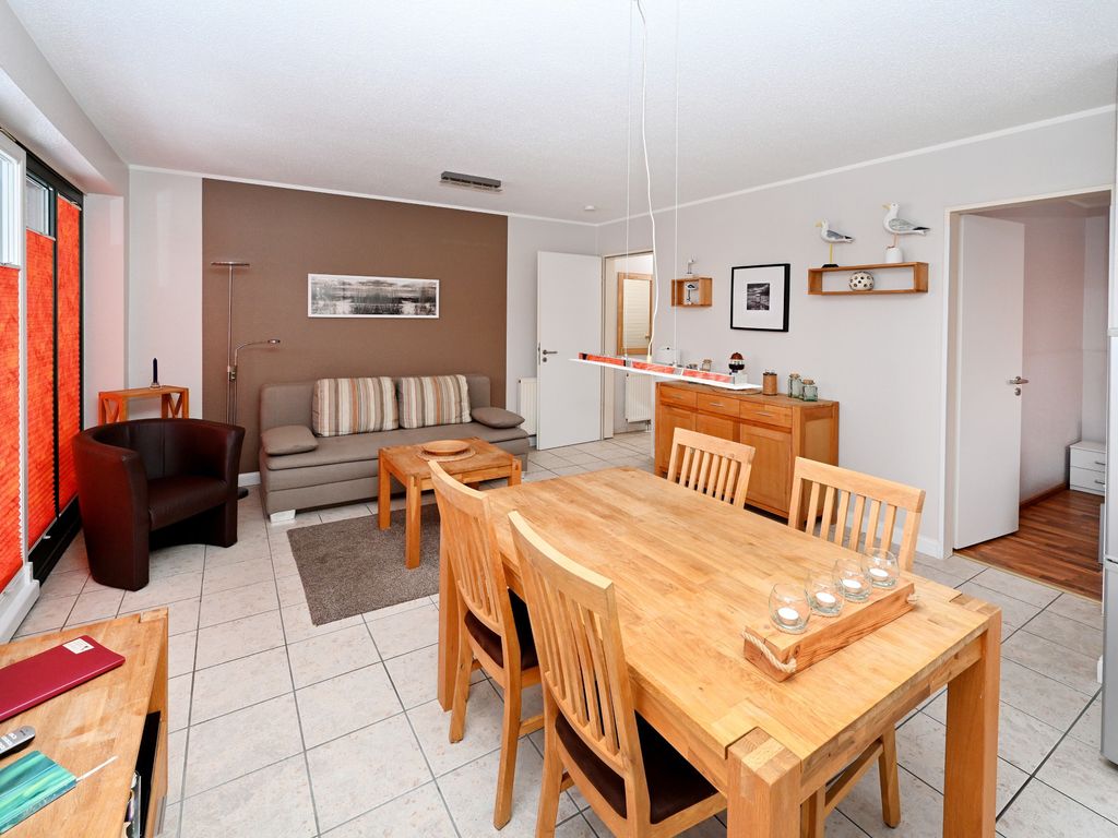 Blick ins Wohnzimmer FeWo Michel
