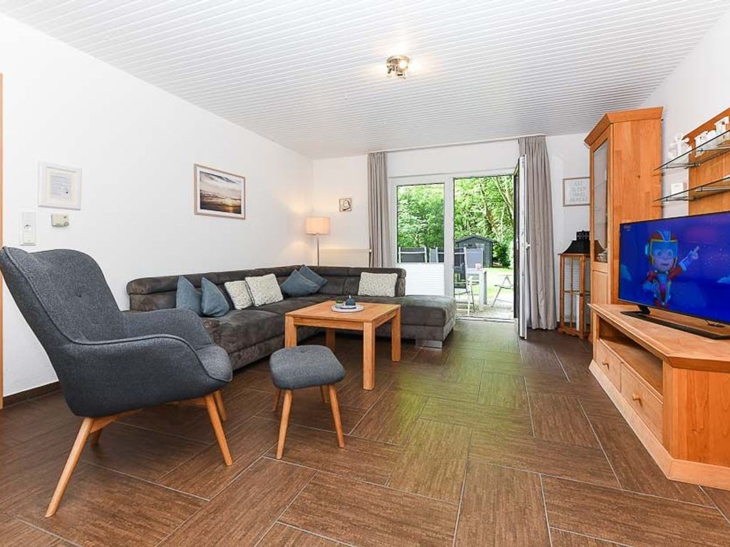 Living room with dining area