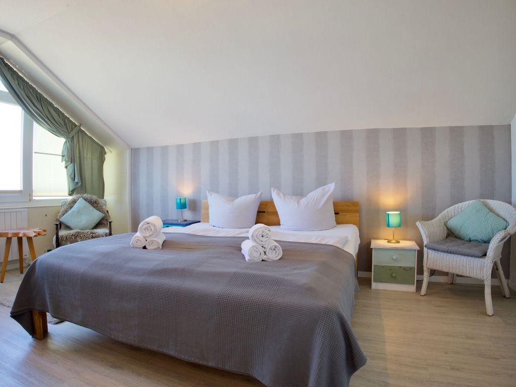 Schlafzimmer mit Meerblick