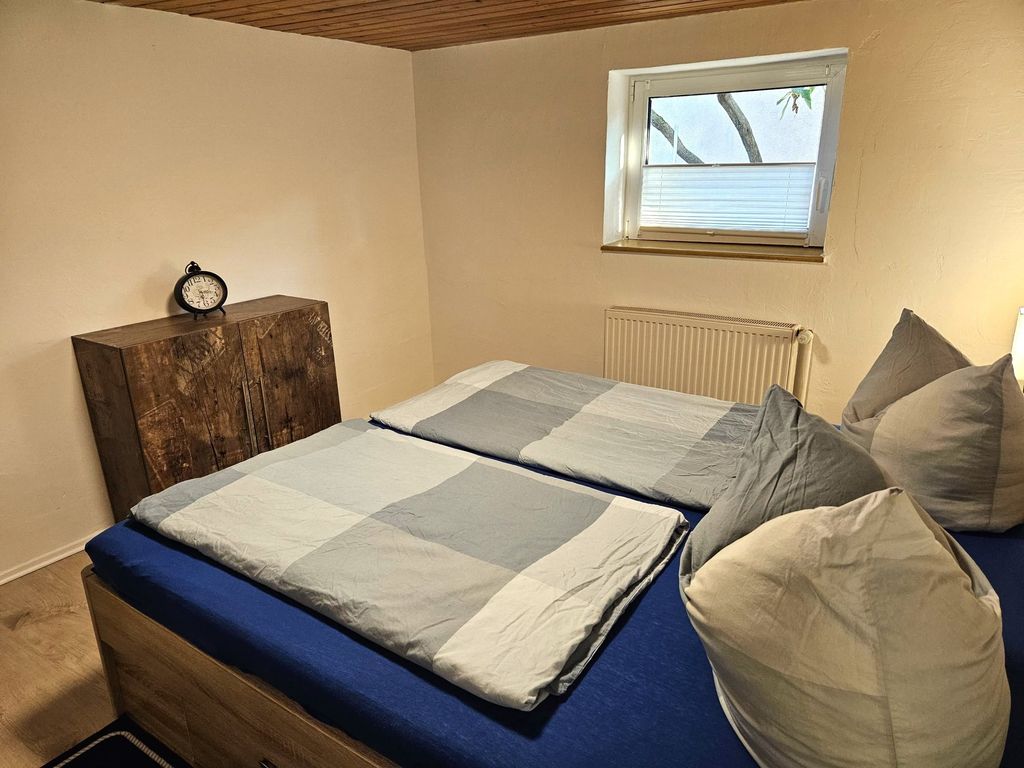 Doppelbett im Schlafzimmer